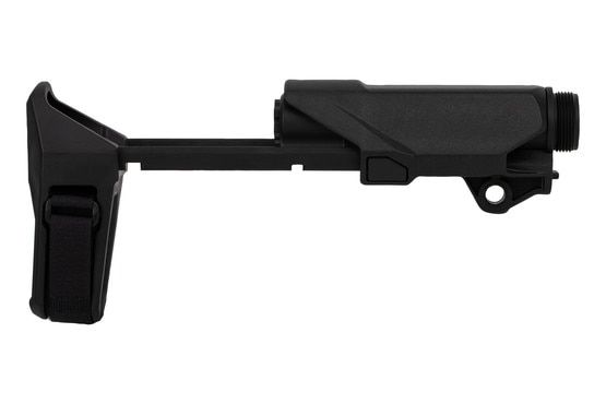 SB Tactical AR15 honey badger pistol brace in black extended